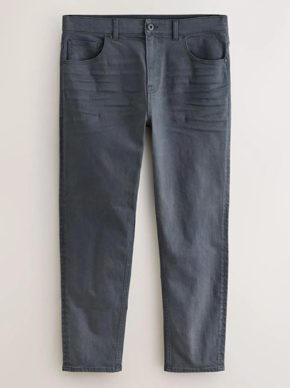 Discount Next Grey Charcoal Regular Tapered Fit Classic Stretch Jeans