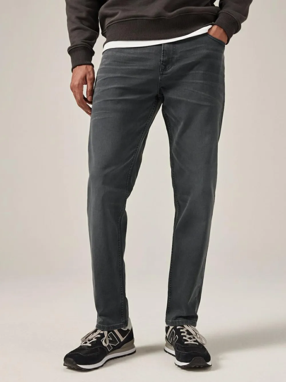 Discount Next Grey Charcoal Single Slim Fit Classic Stretch Jeans