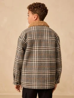 Next Lined Shacket (3-16yrs)^BOY Shirts
