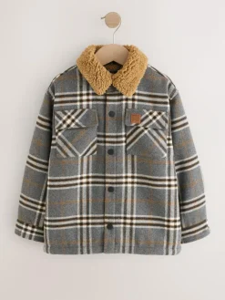 Next Lined Shacket (3-16yrs)^BOY Shirts