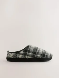 Next Check Mule Slippers^ Slippers|Slippers