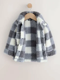 Next Borg Fleece Shacket (3mths-7yrs)^BOY Sweatshirts & Hoodies|Coats, Jackets & Pramsuits