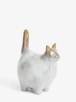 Next Grey Chester the Cat Ornament^ Ornaments
