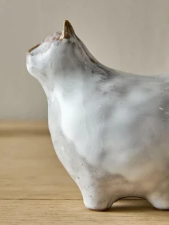 New Next Grey Chester The Cat Ring Holder