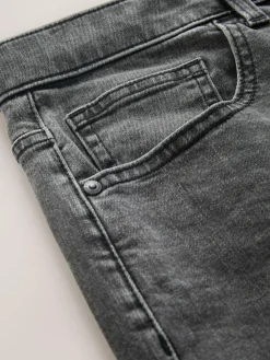 Next Grey Classic Stretch Relaxed Fit Jeans