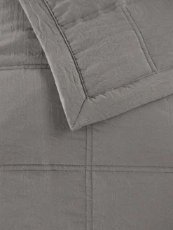 Best Next Grey Connie Quilted Bedspread
