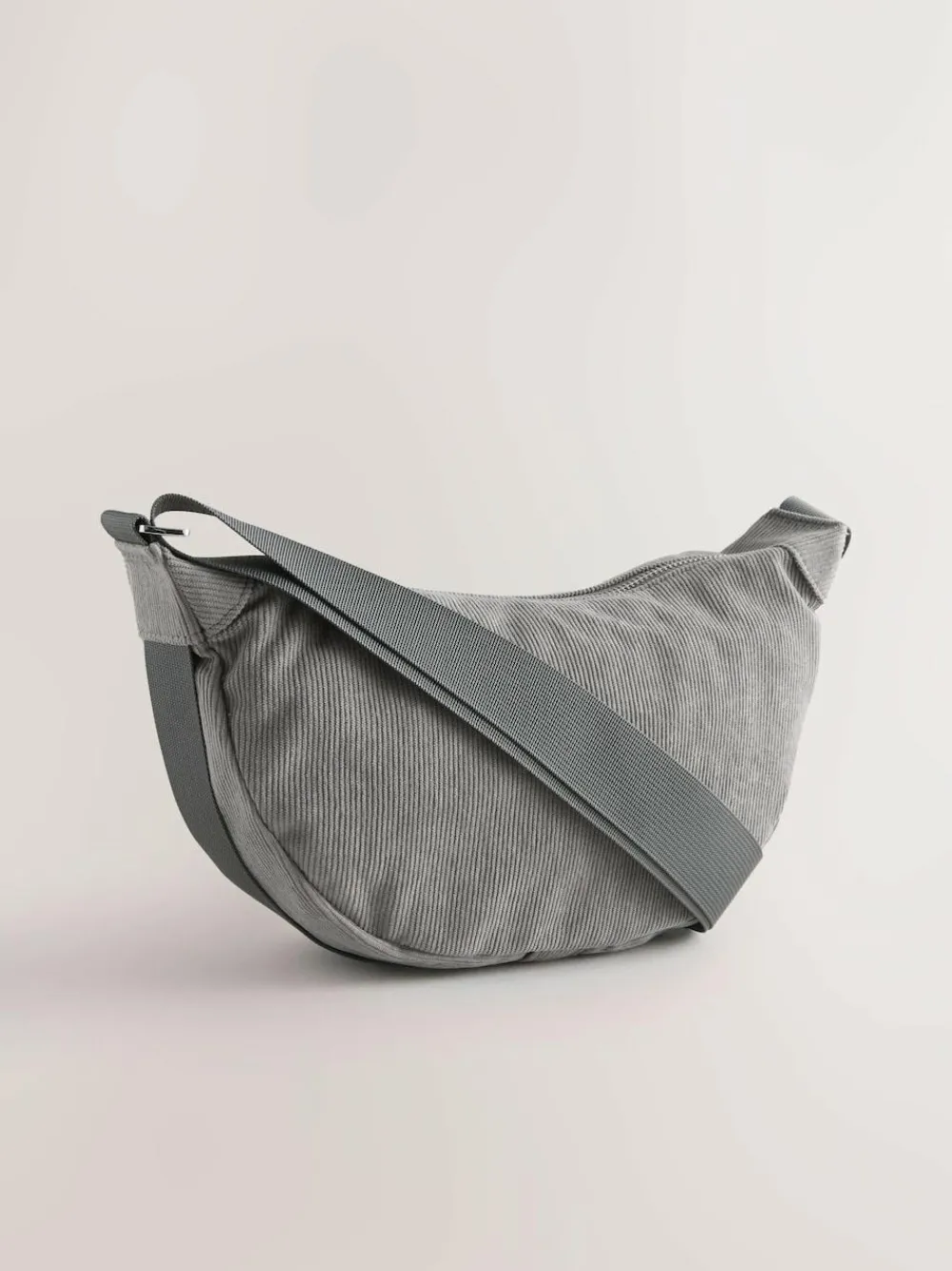 Clearance Next Grey Cord Effect Sling Bag