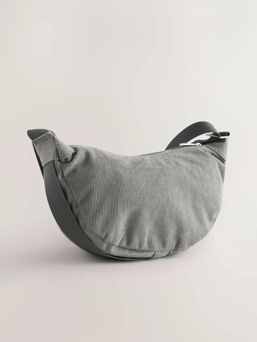 Clearance Next Grey Cord Effect Sling Bag