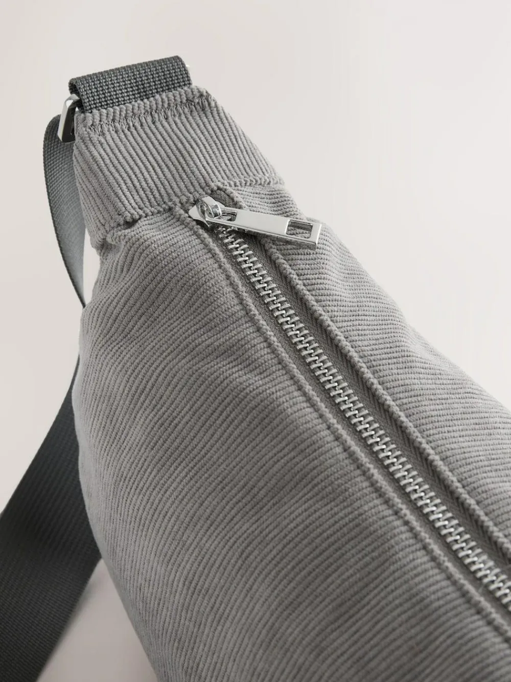 Clearance Next Grey Cord Effect Sling Bag