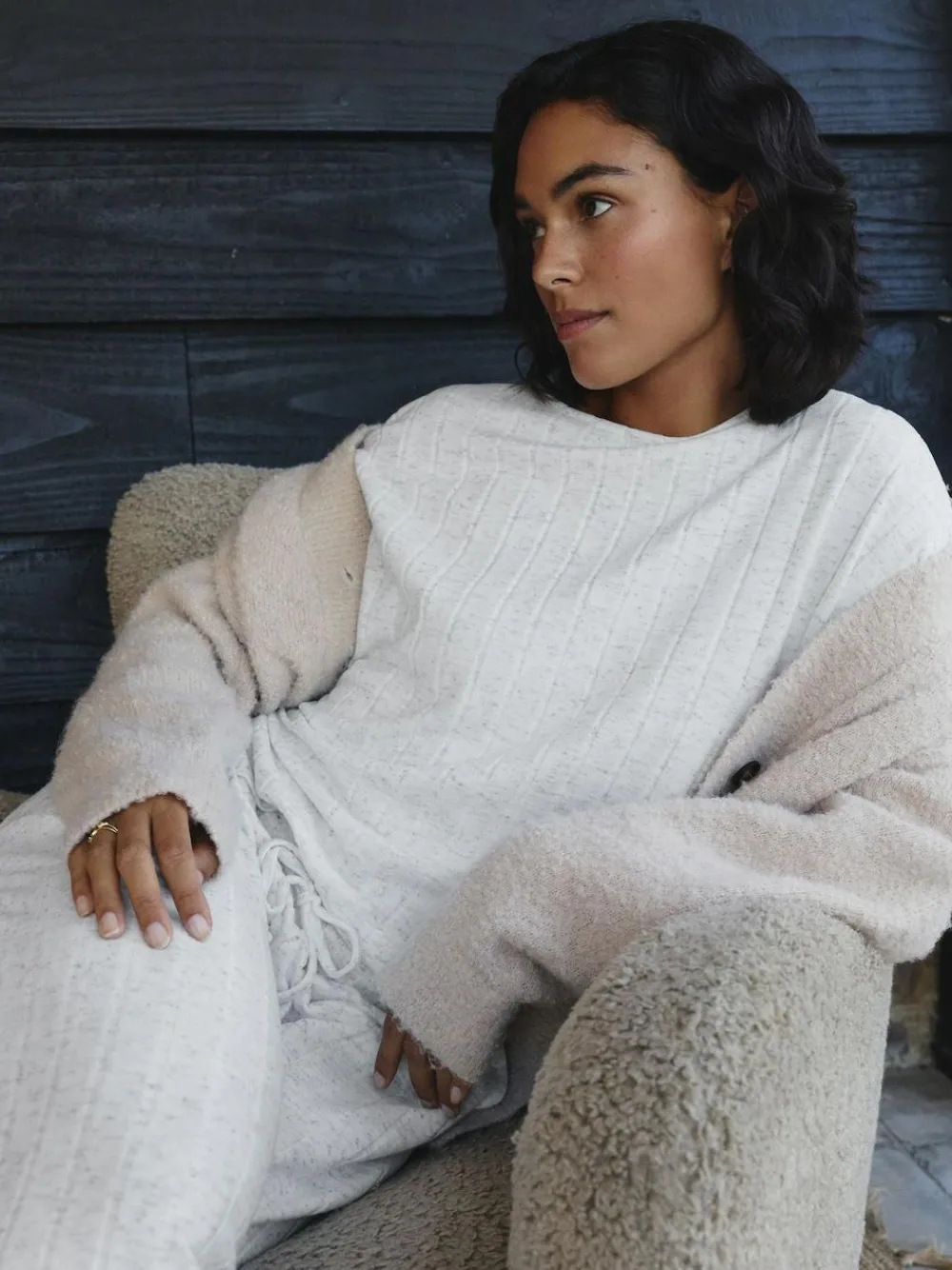 Sale Next Cosy Long Sleeve Pyjamas Grey