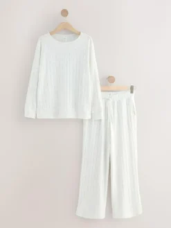 Sale Next Cosy Long Sleeve Pyjamas Grey