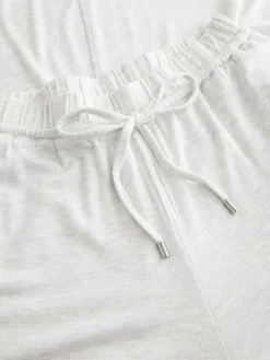 Next Cosy Short Sleeve Pyjamas Grey