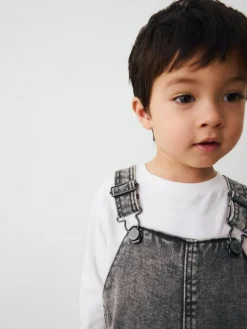 Next Denim Dungarees (3mths-7yrs)^BOY Rompers & Overalls|Dungarees