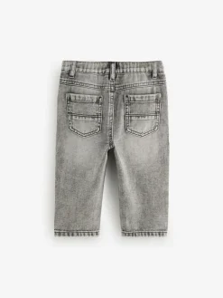 New Next Pleat Front Jeans (3mths-7yrs) Grey Denim