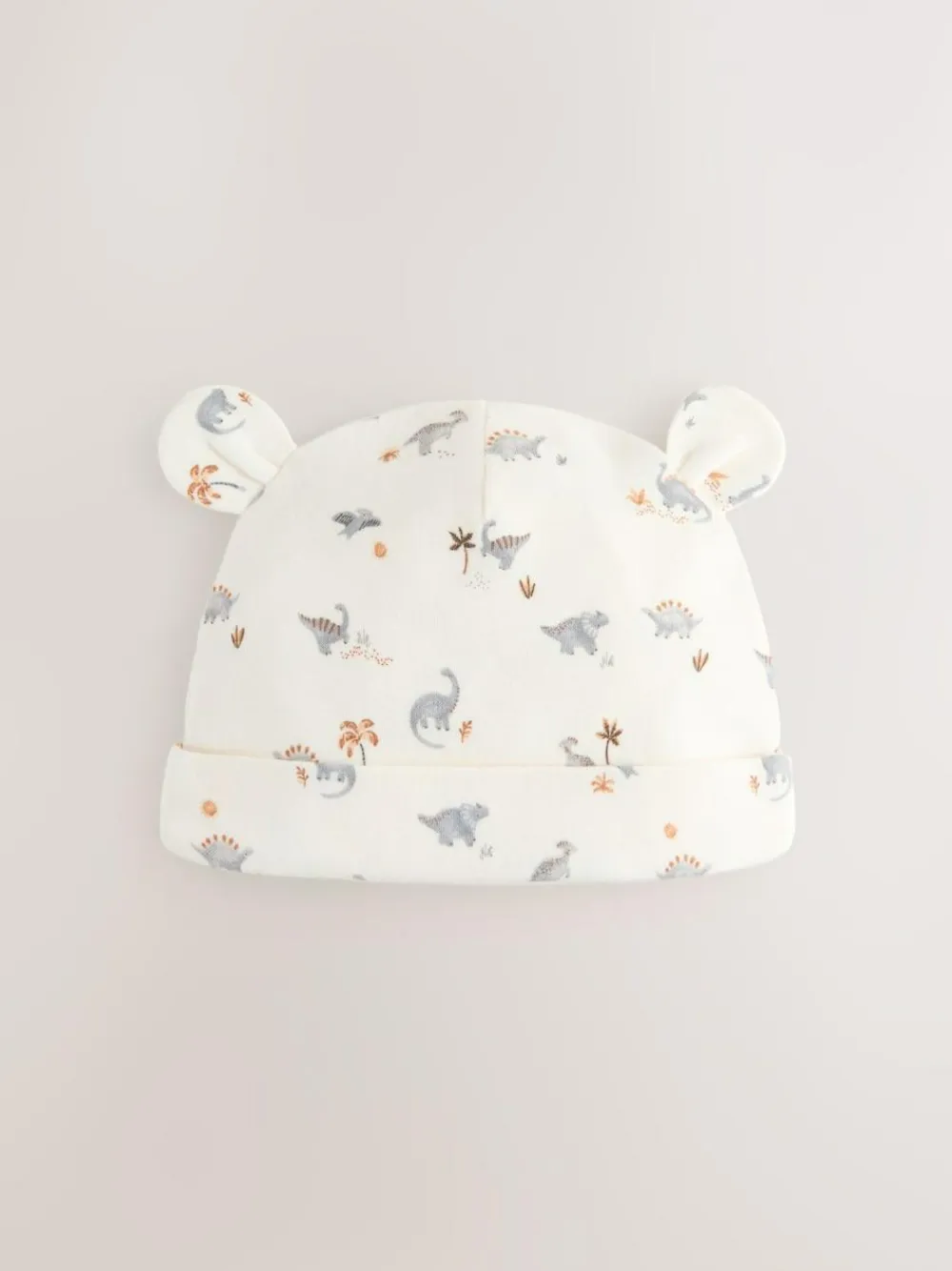 Best Next Grey Dinosaur Baby Beanie Hats 3 Pack (0-18mths)