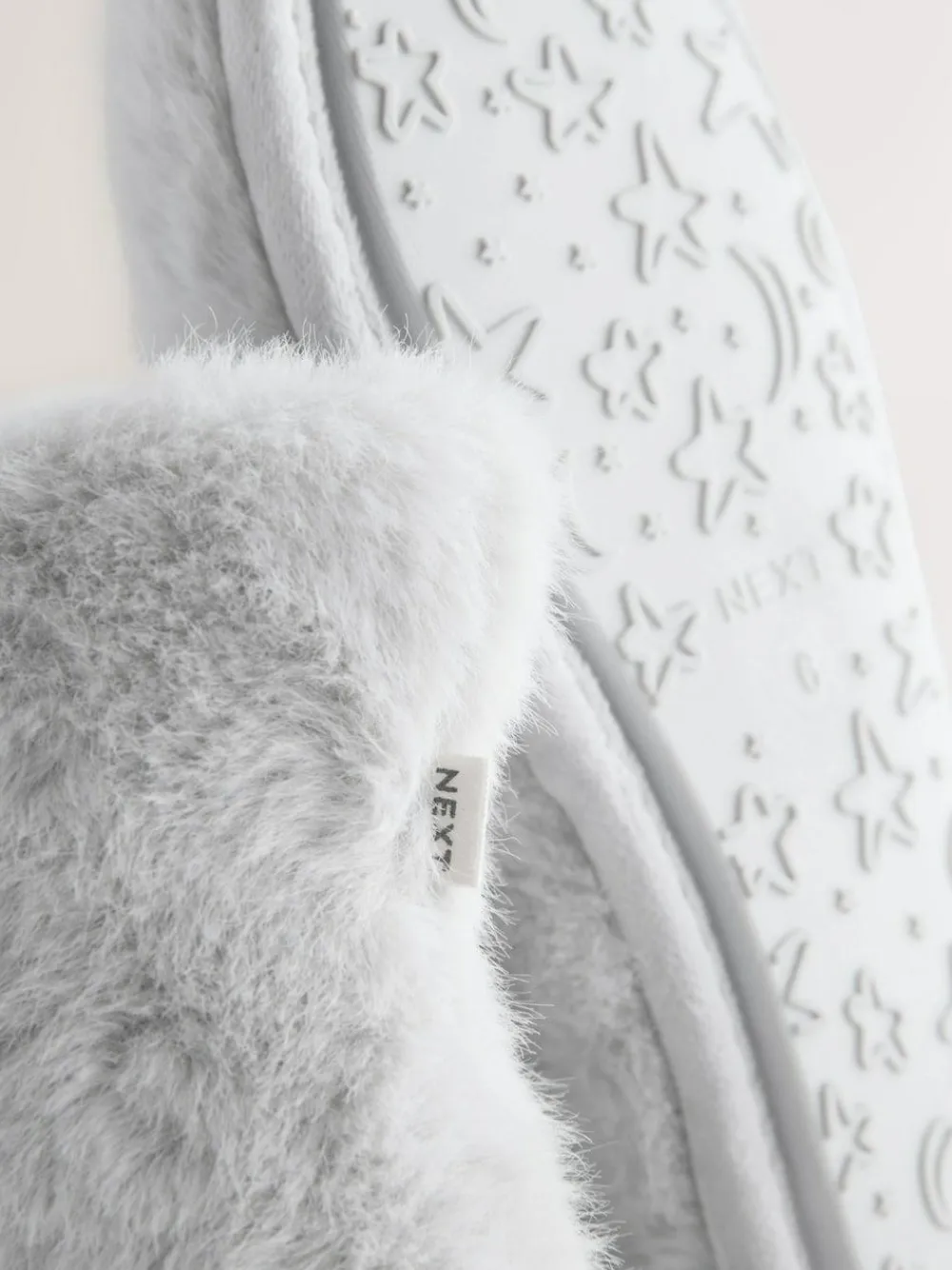 Best Next Faux Fur Boot Slippers Grey