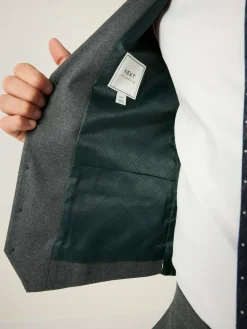 Best Next Flannel Suit Waistcoat Grey