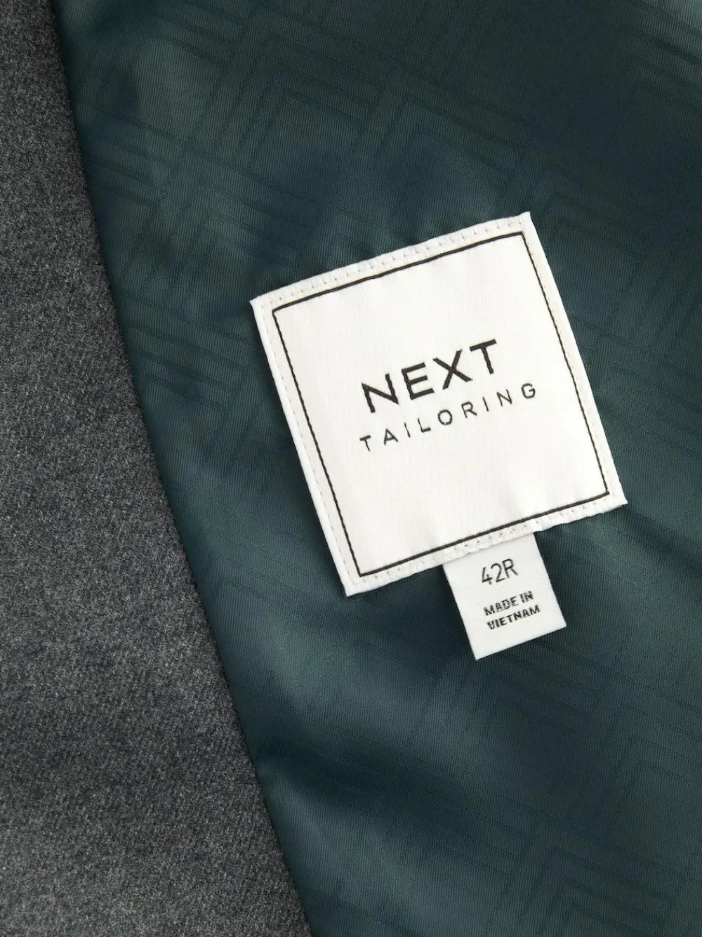 Best Next Flannel Suit Waistcoat Grey