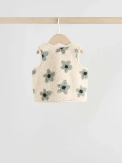 Next Baby Long Sleeve Top and Leggings with Gilet Set 3 Piece (0mths-2yrs)^ Baby Girls|Baby Winter Clothing