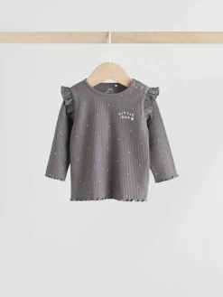 Next Baby Long Sleeve Top and Leggings with Gilet Set 3 Piece (0mths-2yrs)^ Baby Girls|Baby Winter Clothing