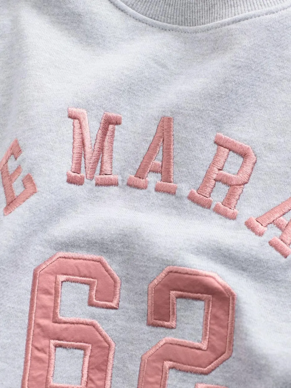 Next Grey Graphic Satin Applique 'Le Marais' City Longsleeve Crewneck Sweatshirt^Women Nightwear|Hoodies & Sweatshirts