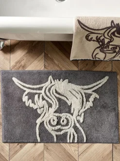 Next Grey Hamish 100% Cotton Bath Mat