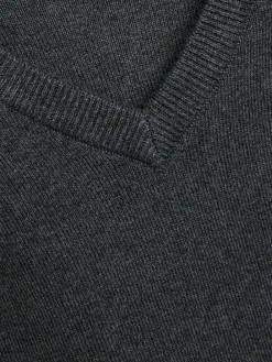 Discount Next Grey Knitted V-Neck School Jumper (3-16yrs)