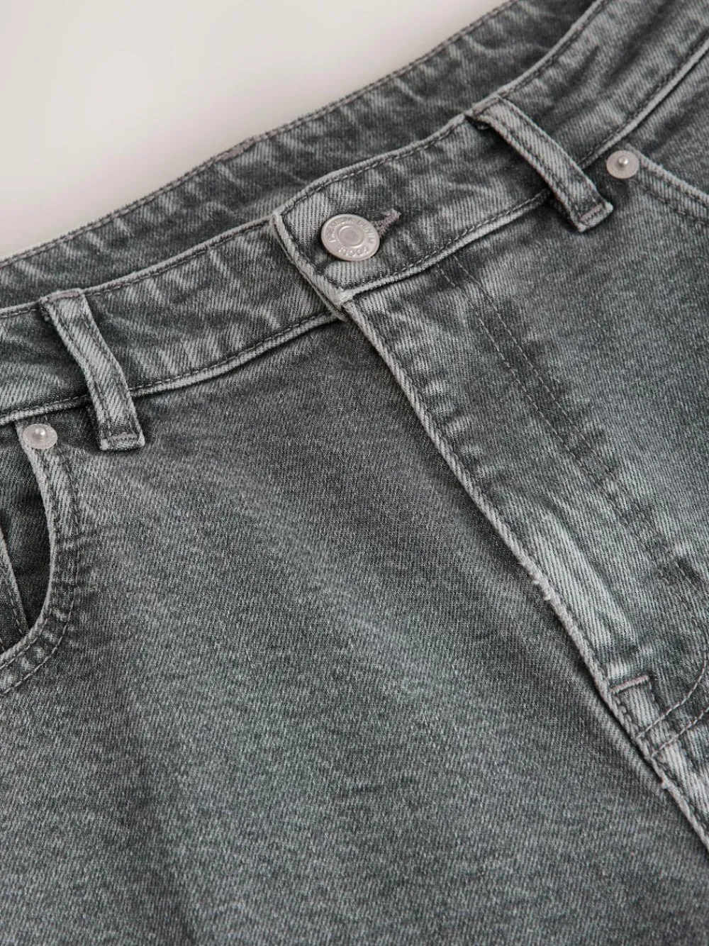 Discount Next Slim Fit Vintage Wash Denim Jeans Grey Light