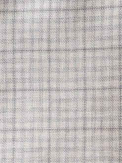 Next Grey Linen Blend Check Tailored Suit Jacket^ Grey Suits