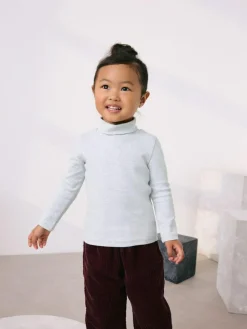 Next Grey Long Sleeve Roll Neck Top (3mths-7yrs)^ Cosy Club