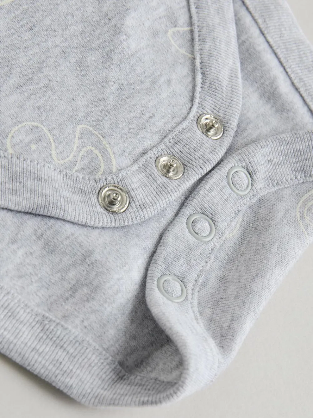 Next Grey Long Sleeved Baby Bodysuits 5 Pack^BOY Unisex|Bodysuits & Vests