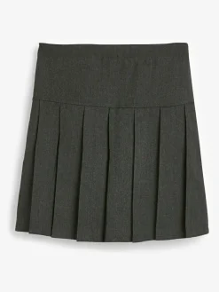 Next Grey Longer Length Regular Waist 2 Pack Pleated School Skirts (3-16yrs)^ Shorts & Skirts
