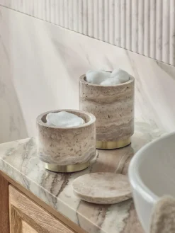 Next Grey Marble N. Premium Stacking Storage Jars
