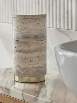 Next Grey Marble N. Premium Stacking Storage Jars