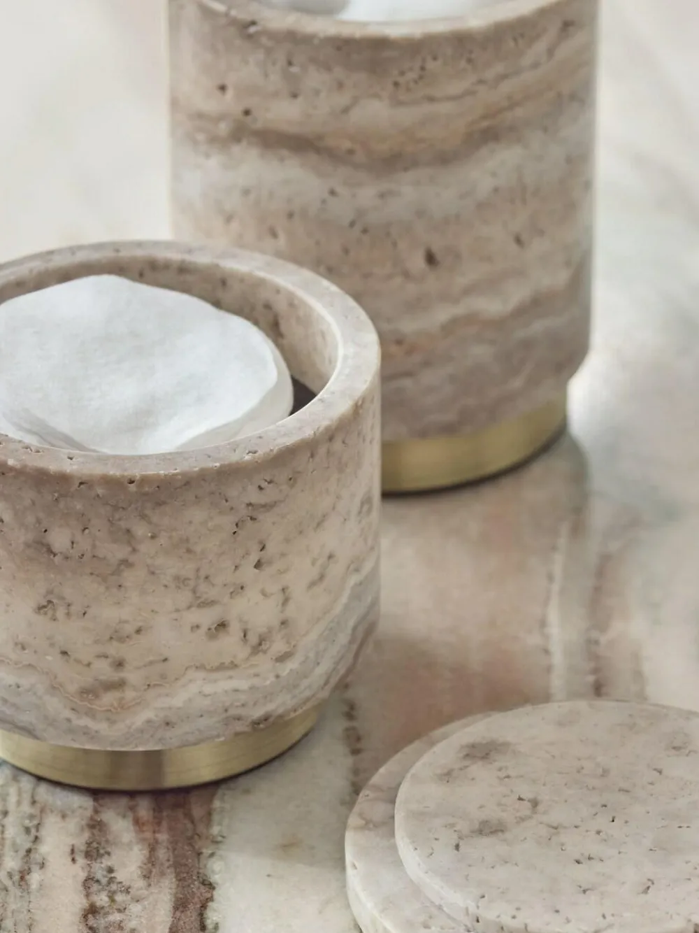 Next Grey Marble N. Premium Stacking Storage Jars