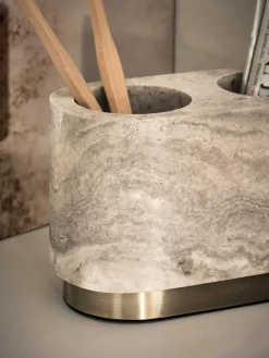 Best Next Grey Marble N. Premium Toothbrush Tidy