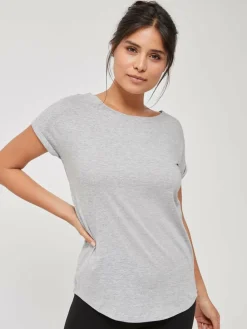 Best Next Grey Marl Cap Sleeve T-Shirt