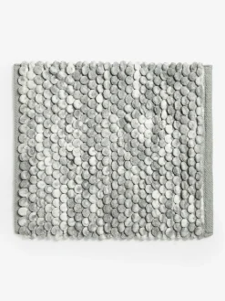 Hot Next Giant Bobble Shower Mat Grey Marl