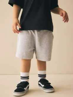 Next Grey Marl Jersey Shorts (3mths-7yrs)^BOY Shorts|Shorts
