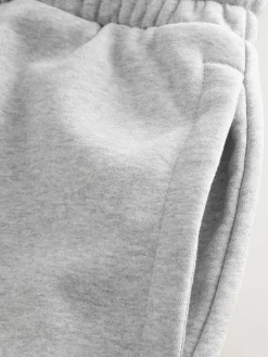 Clearance Next Relaxed Fit Relaxed Fit Brushback Heavyweight Joggers Grey Marl