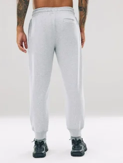Hot Next Slim Fit Slim Fit Brushback Heavyweight Joggers Grey Marl