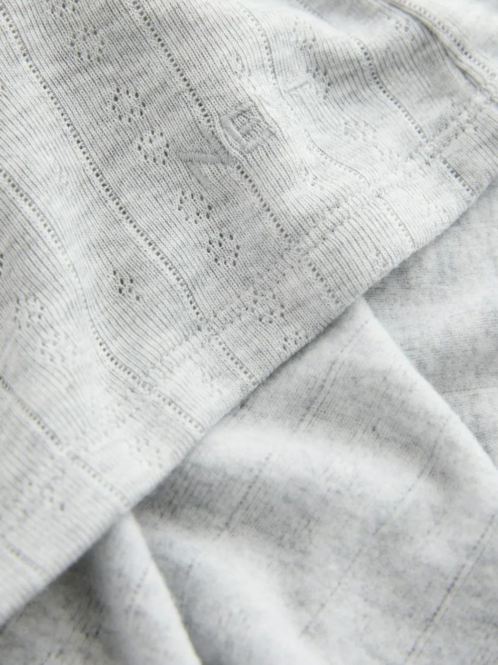 Sale Next Thermal Maximum Warmth Cosy Pointelle Vest Grey Marl