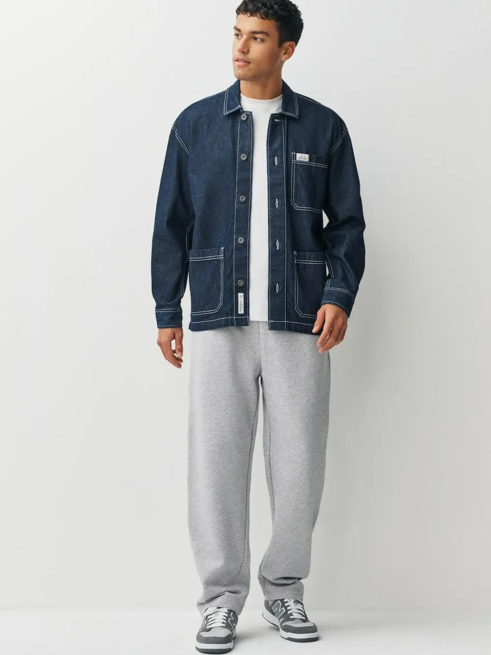 Next Straight Fit Brushback Heavyweight 2 Pack Joggers^ Joggers|Joggers