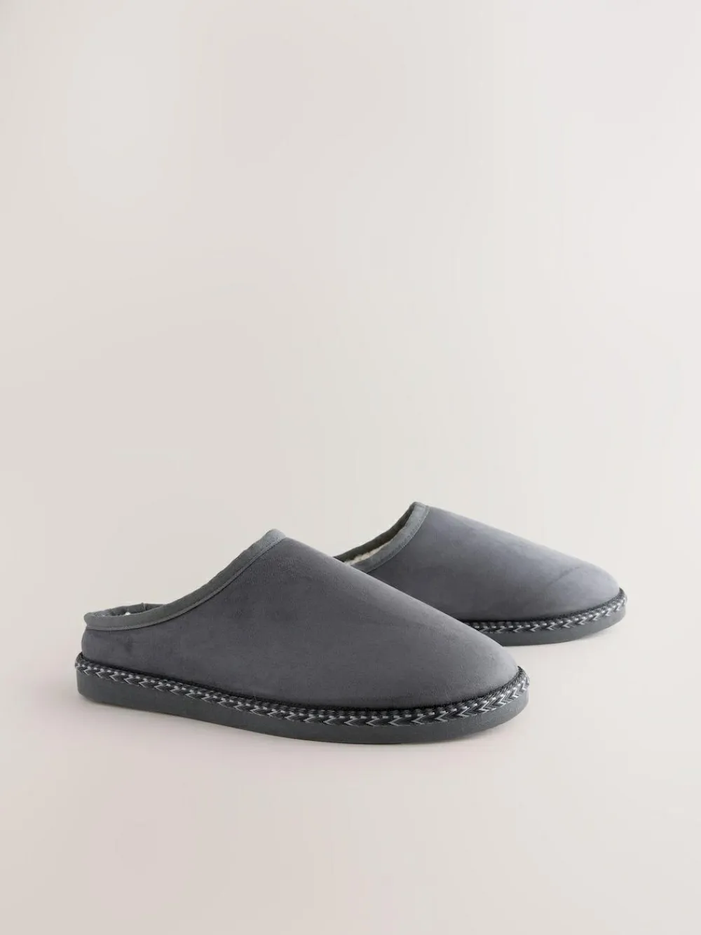 Next Microsuede Taped Mule Slippers^ Slippers|Slippers