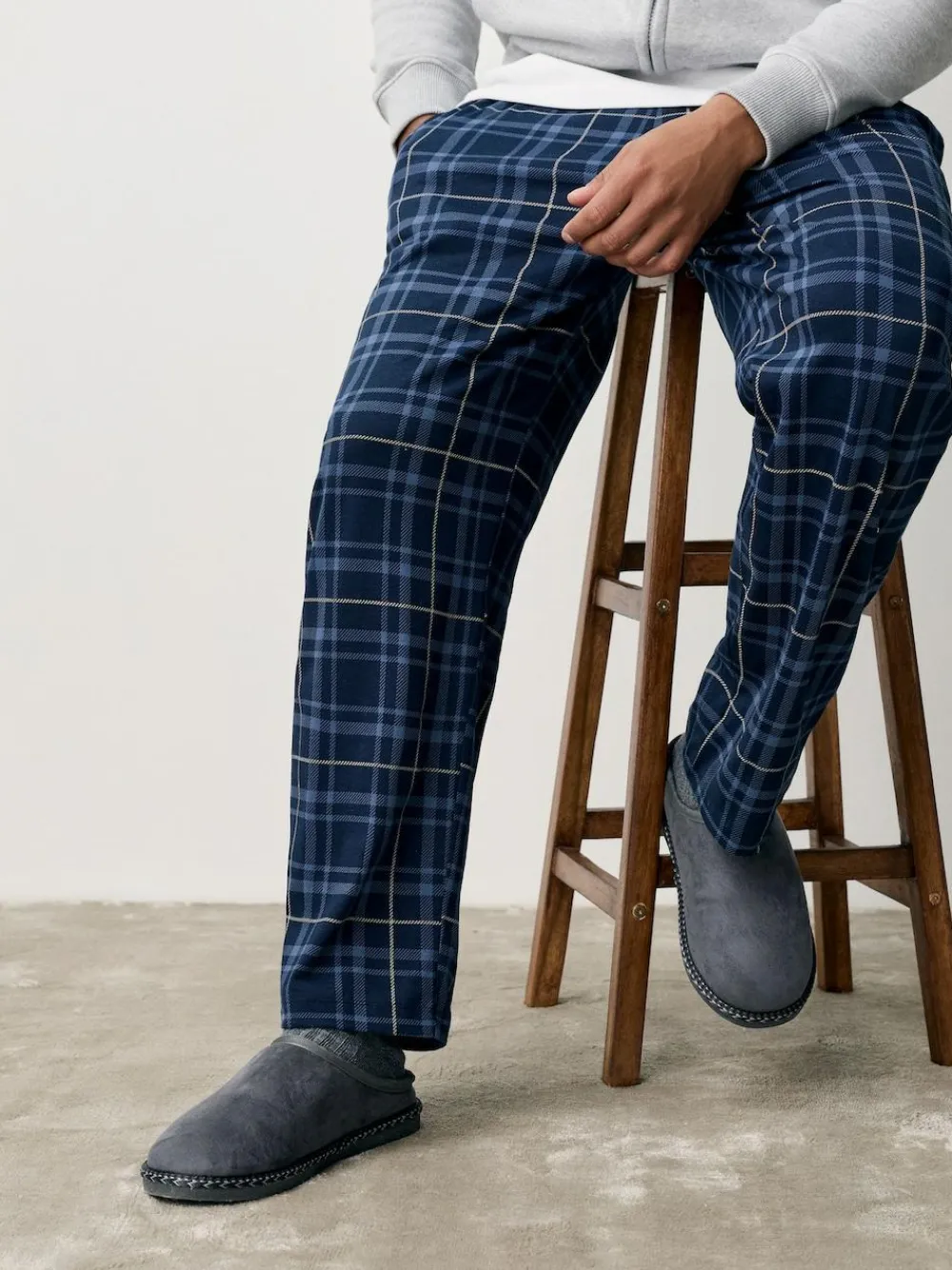 Next Microsuede Taped Mule Slippers^ Slippers|Slippers