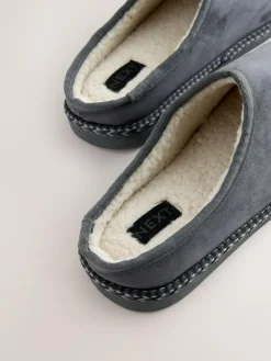 Next Microsuede Taped Mule Slippers^ Slippers|Slippers