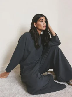 Next Grey N.Premium Brushed Wide Sweatshirt^Women Hoodies & Sweatshirts