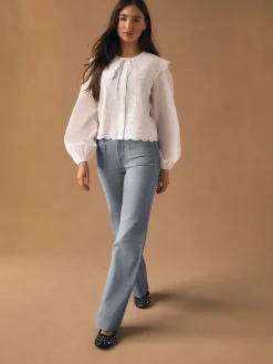 Next Patch Pocket Wide Leg Jeans^Women Jeans|Jeans