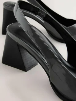 Next Forever Comfort® Pointed Toe Slingback Block Heels^Women Heels