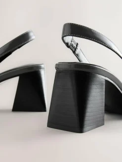 Next Forever Comfort® Pointed Toe Slingback Block Heels^Women Heels